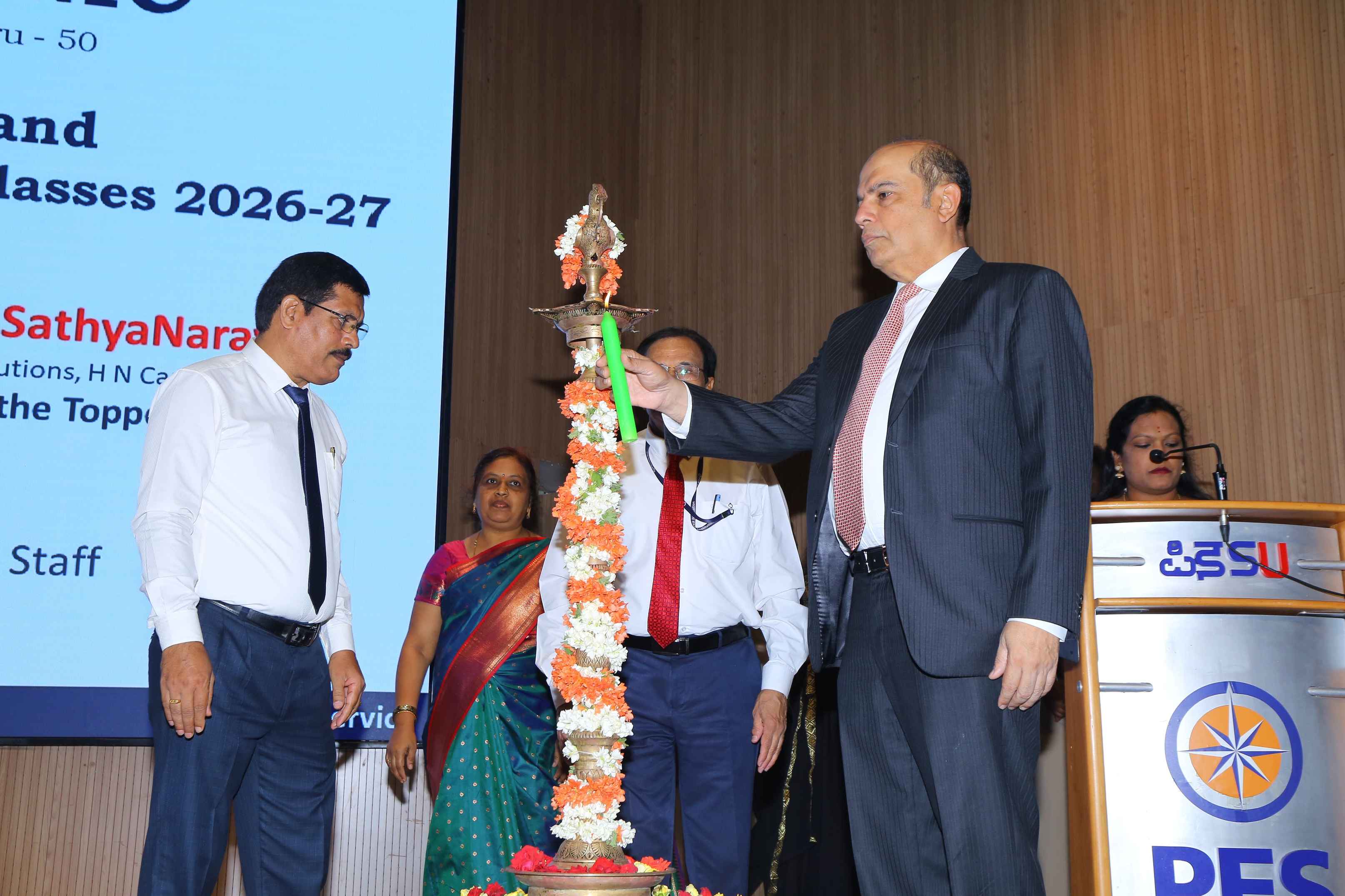 1st Year Diploma Classes: 2026-27 Inauguration & Toppers Felicitation @ PES Polytechnic