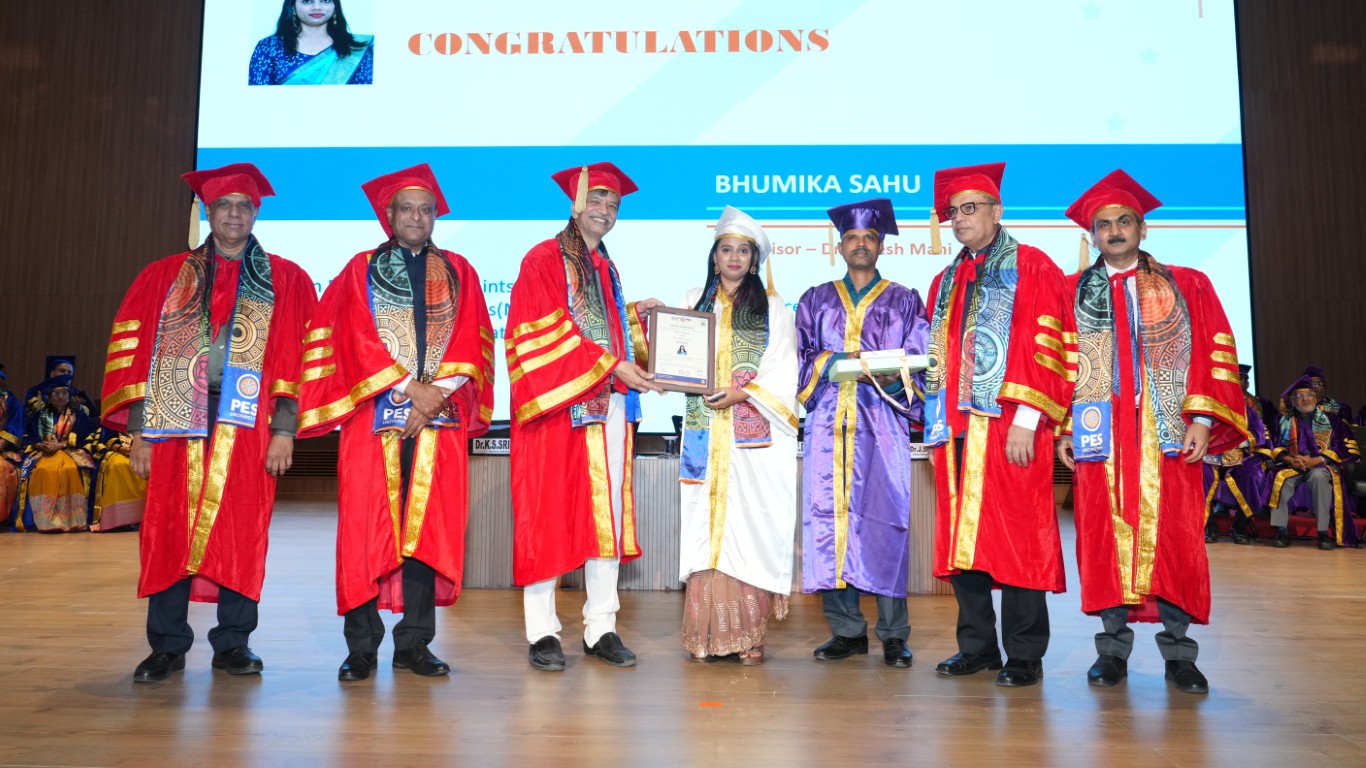 Self-discovery and Questioning are Important in Learning: IIT Delhi Director-Prof. Rangan at Convocation 2026 of PES University — gallery image 9