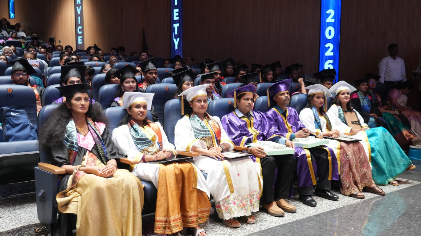 Self-discovery and Questioning are Important in Learning: IIT Delhi Director-Prof. Rangan at Convocation 2026 of PES University — gallery image 8