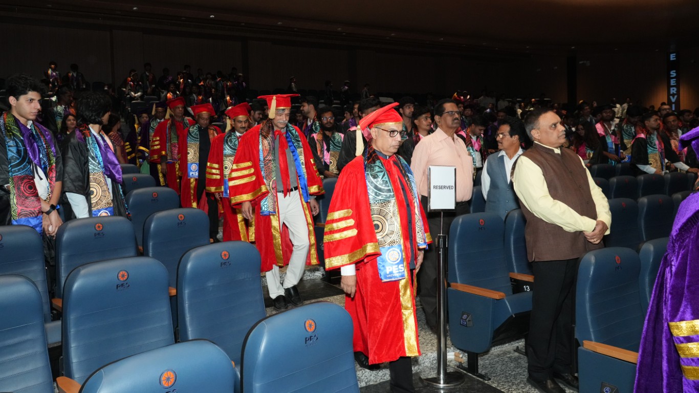 Self-discovery and Questioning are Important in Learning: IIT Delhi Director-Prof. Rangan at Convocation 2026 of PES University — gallery image 7