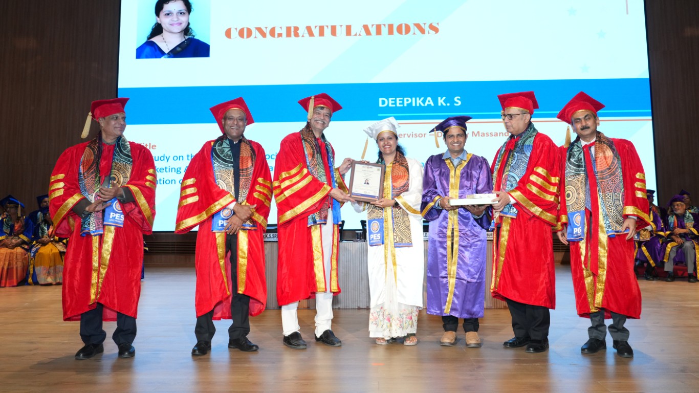 Self-discovery and Questioning are Important in Learning: IIT Delhi Director-Prof. Rangan at Convocation 2026 of PES University — gallery image 5
