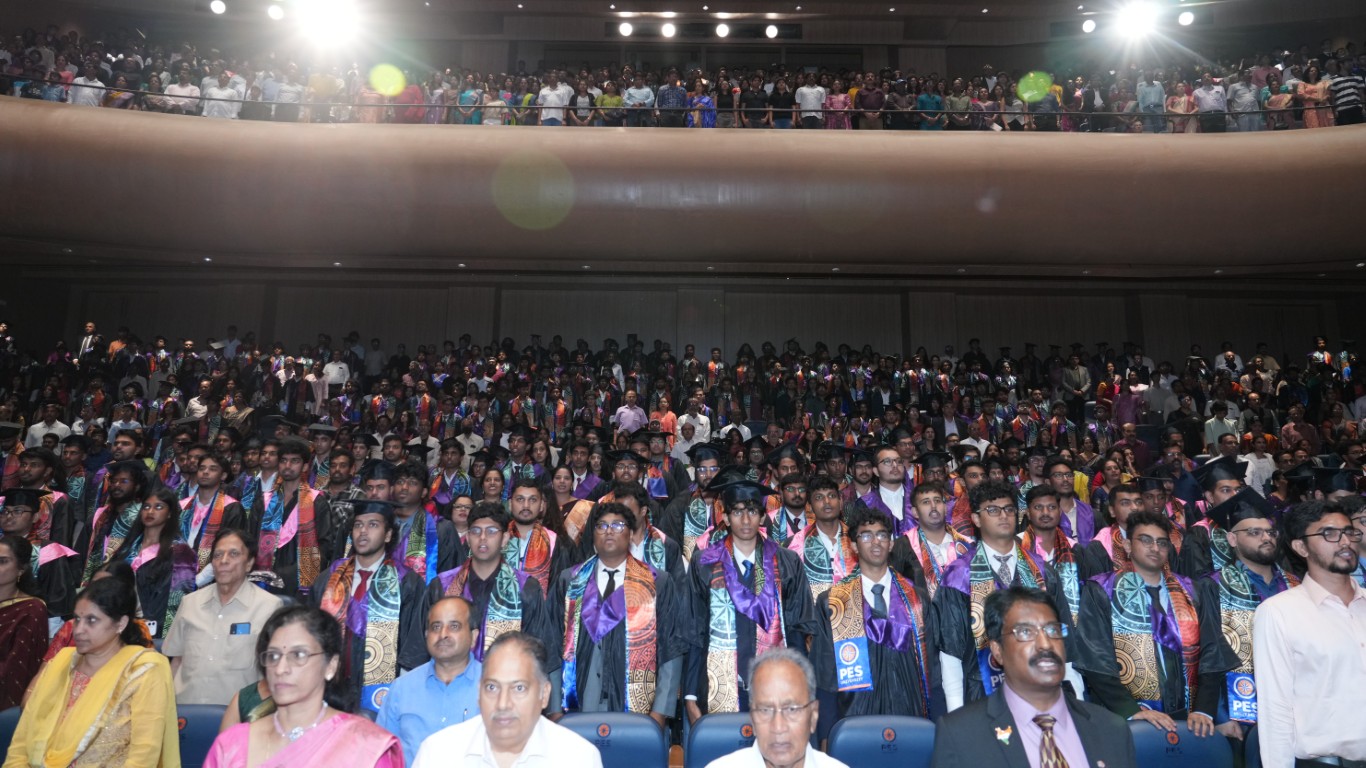 Self-discovery and Questioning are Important in Learning: IIT Delhi Director-Prof. Rangan at Convocation 2026 of PES University — gallery image 1