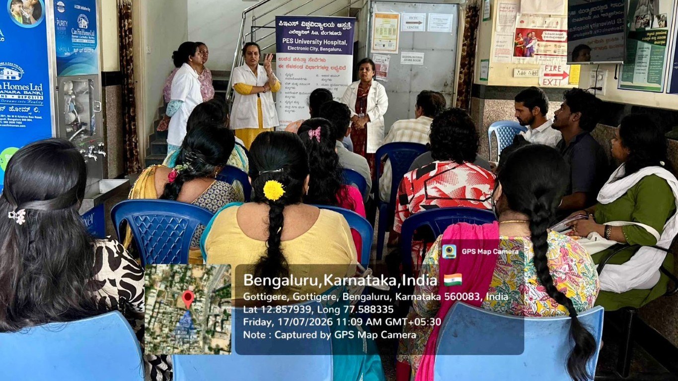 PESUIMSR Marks World Population Day with Community Awareness Initiative