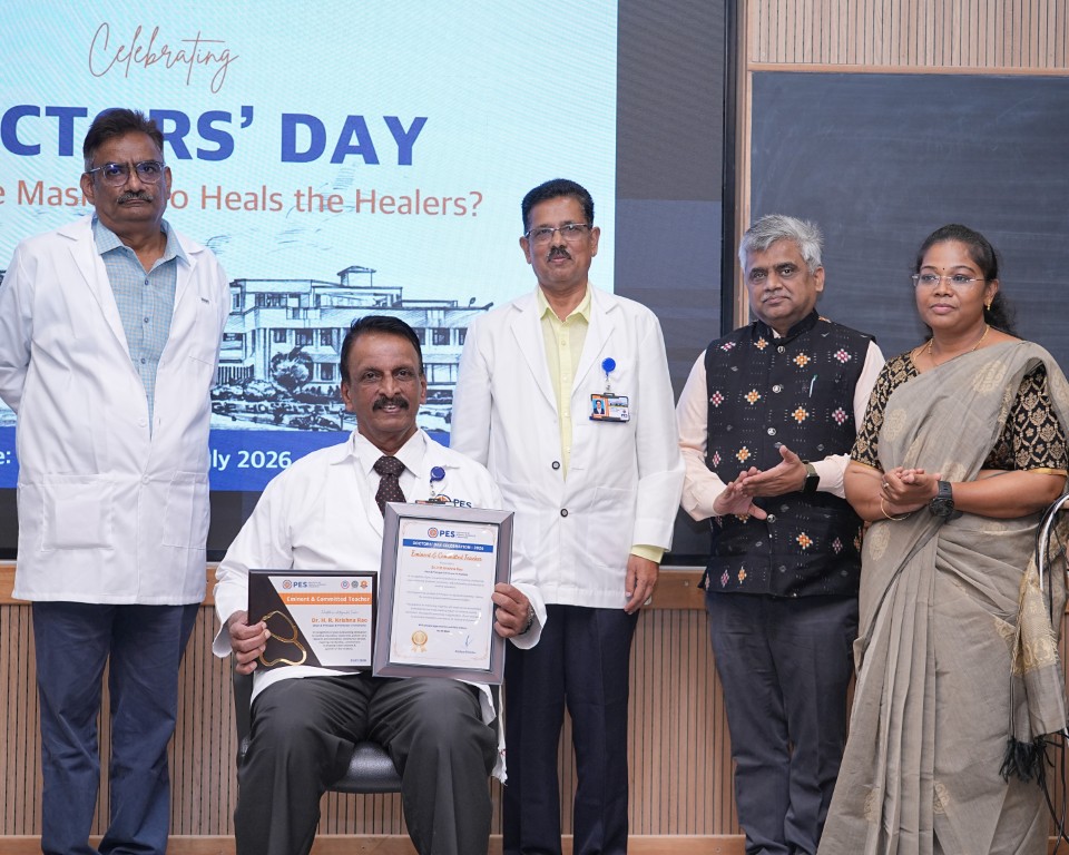 Honouring the Healers: Doctors’ Day Celebrations at PES Institute of Medical Sciences and Research