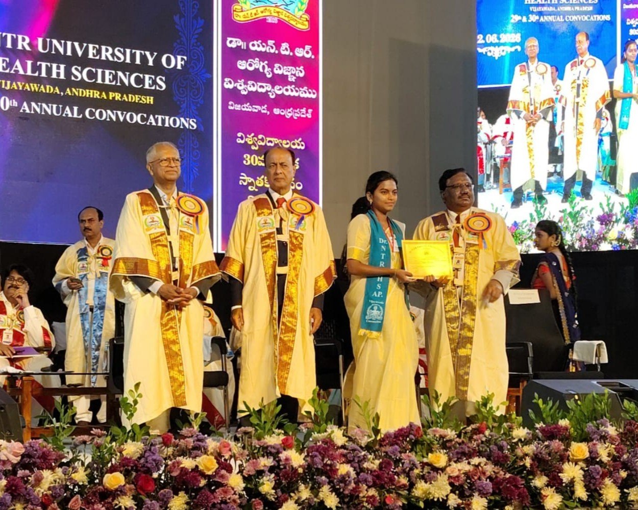 PESIMSR Student Wins Prestigious Gold Medal in Ophthalmology