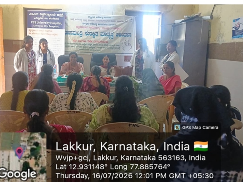 PESUIMSR Observes World Population Day with Community Health Awareness Programme