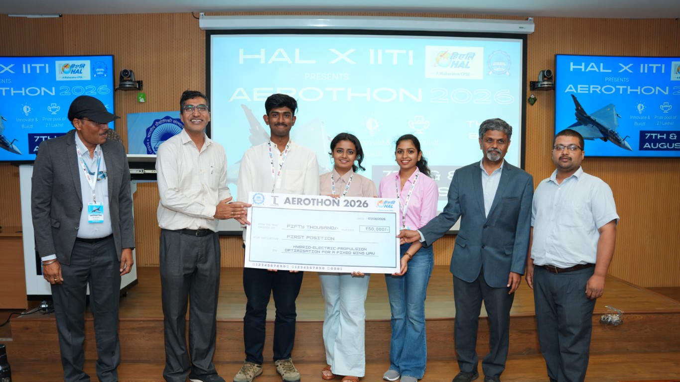 PES University student won HAL Aerothon 2026 @ IIT Indore