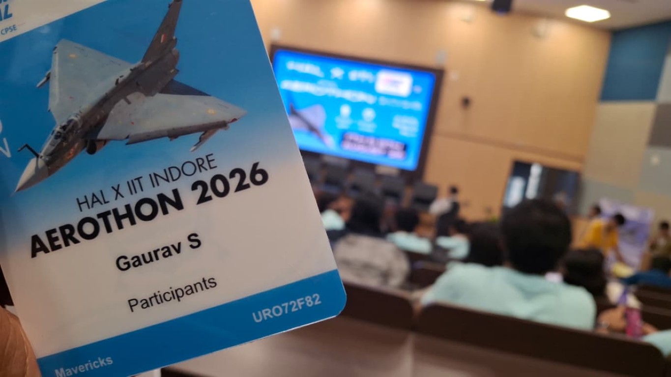 PES University student won HAL Aerothon 2026 @ IIT Indore — gallery image 6