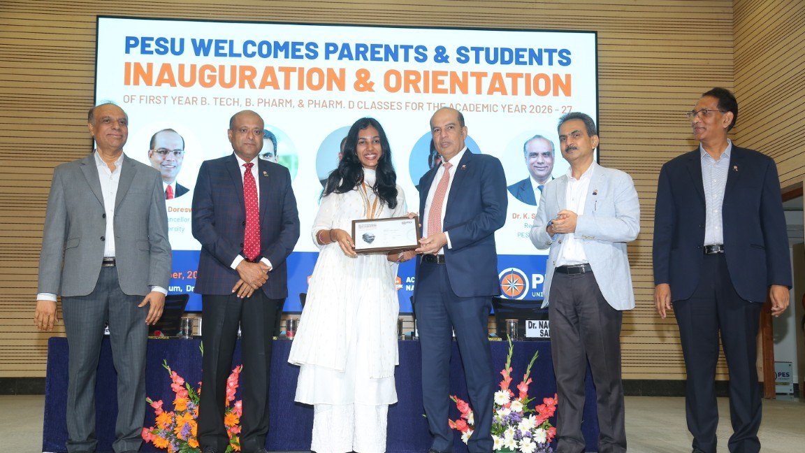 PES University launches first year B.Tech, B.Pharm and Pharm D. programs: Reverberating the guiding principles from the founder chancellor, Dr. M. R. Doreswamy — gallery image 1