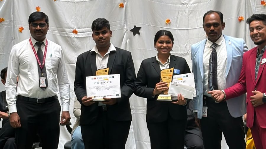 PES University Students Shine at Xenia 2026 Hospitality Competition